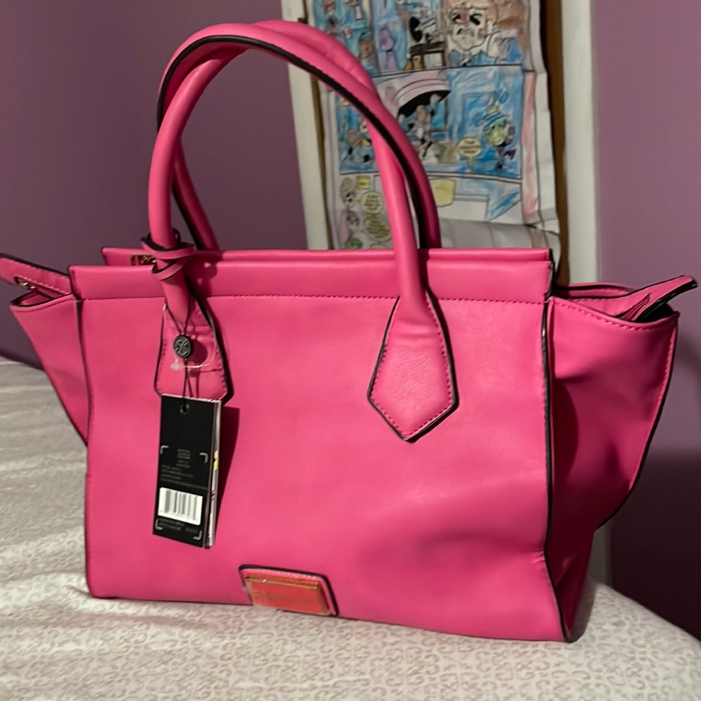 Hot pink Christian LaCroix bag.